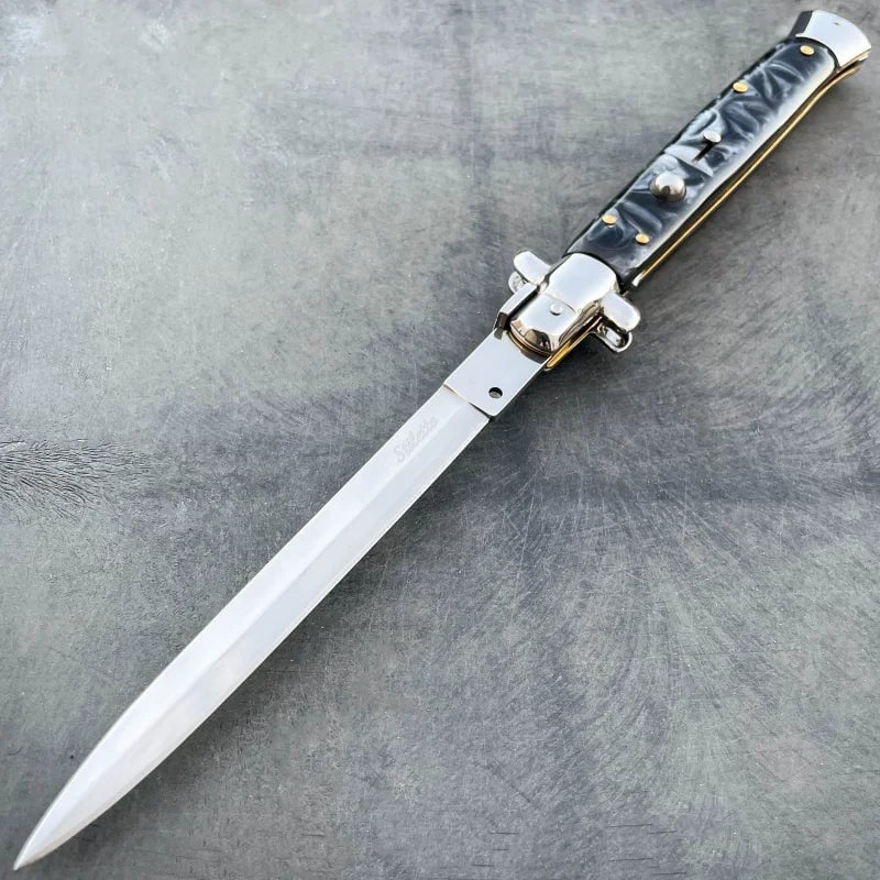 Faca Dobrável Italiana Stiletto (FACA ENORME)
