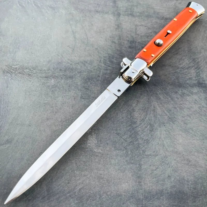 Faca Dobrável Italiana Stiletto (FACA ENORME)