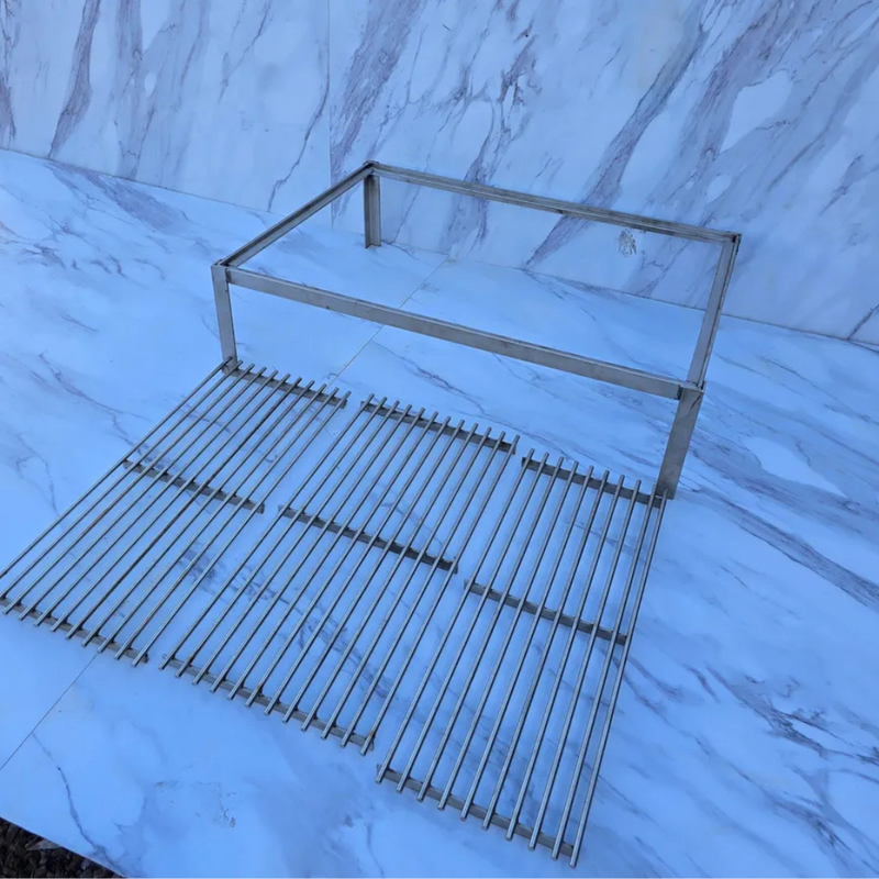Parrilla Modular de Aço Inoxidável Desmontável 70 x 50