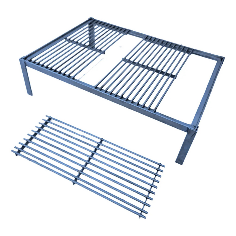 Parrilla Modular de Aço Inoxidável Desmontável 70 x 50