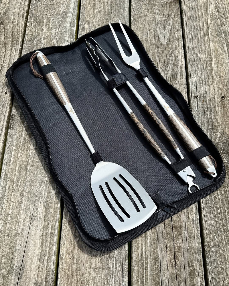Kit Para Churrasqueiras ao ar Livre