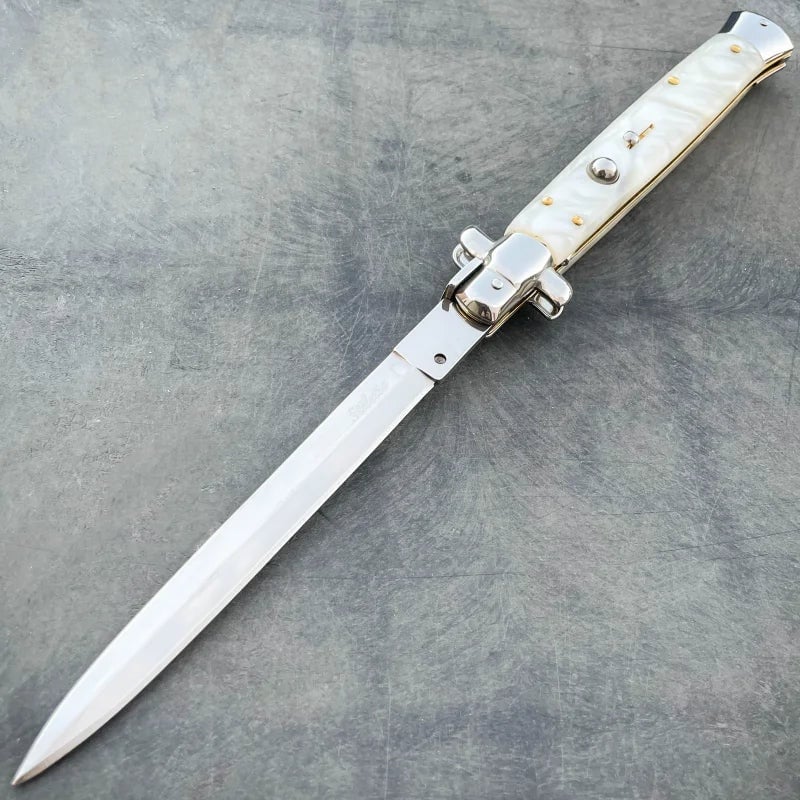 Faca Dobrável Italiana Stiletto (FACA ENORME)